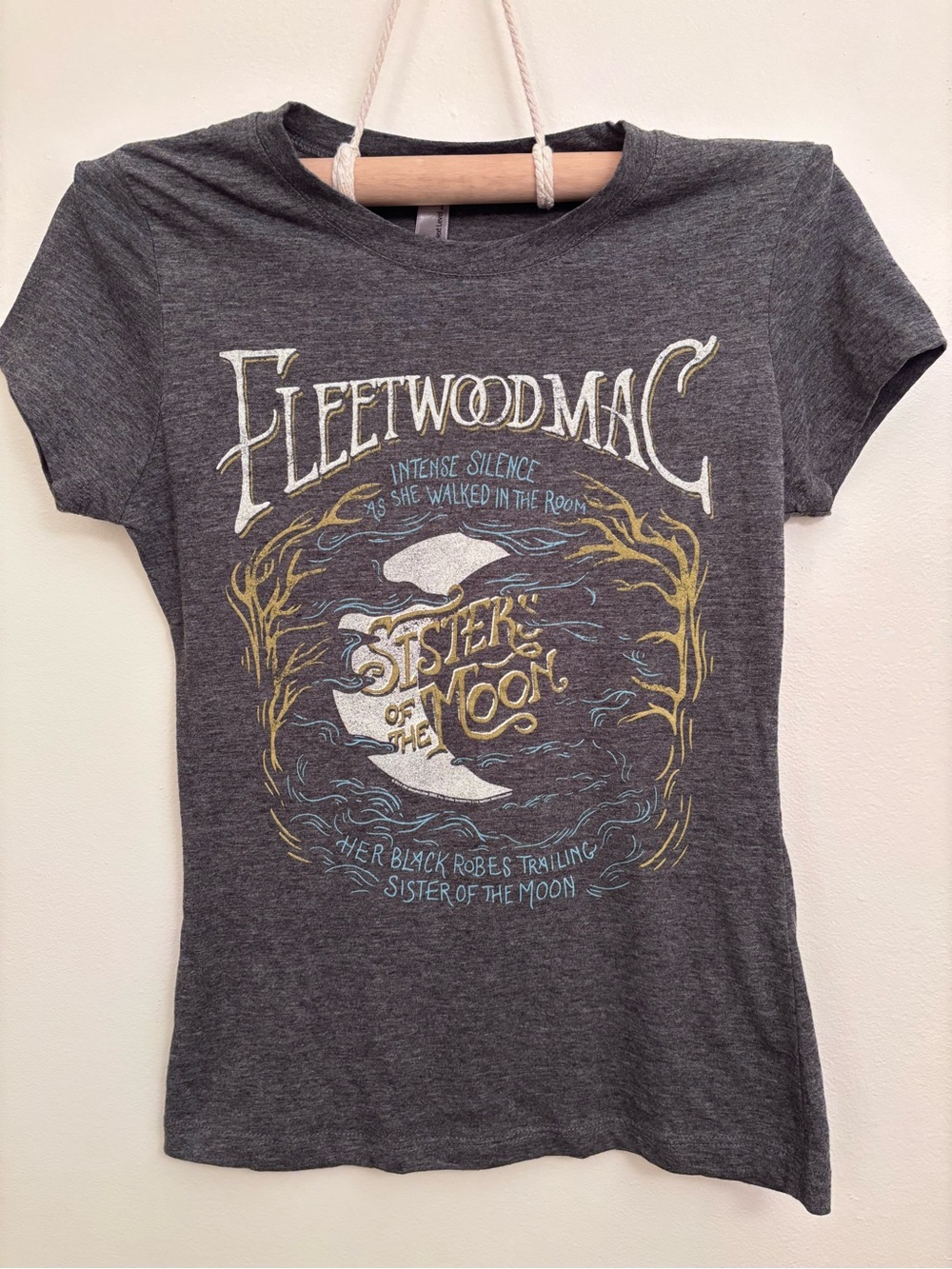Fleetwood Mac 'Sister of the Moon' Graphic Tee - Charcoal Heather